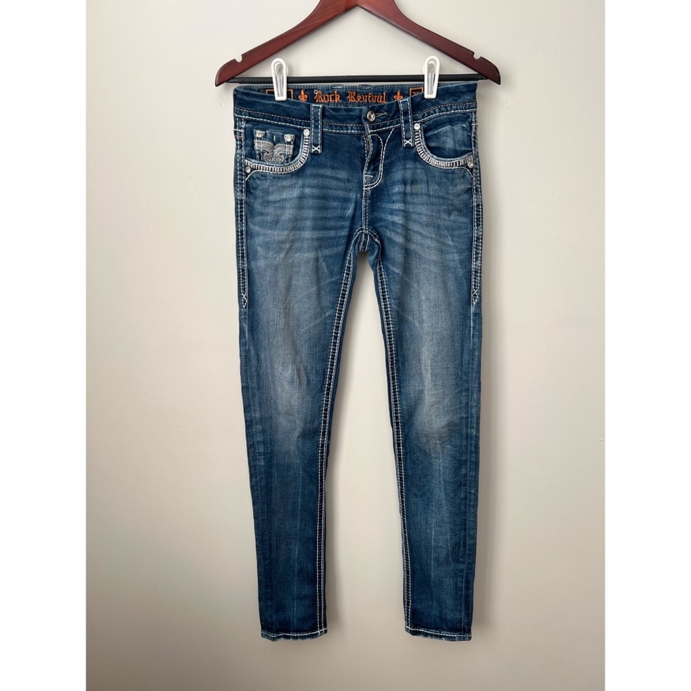Rock Revival Jen skinny jeans size 26
